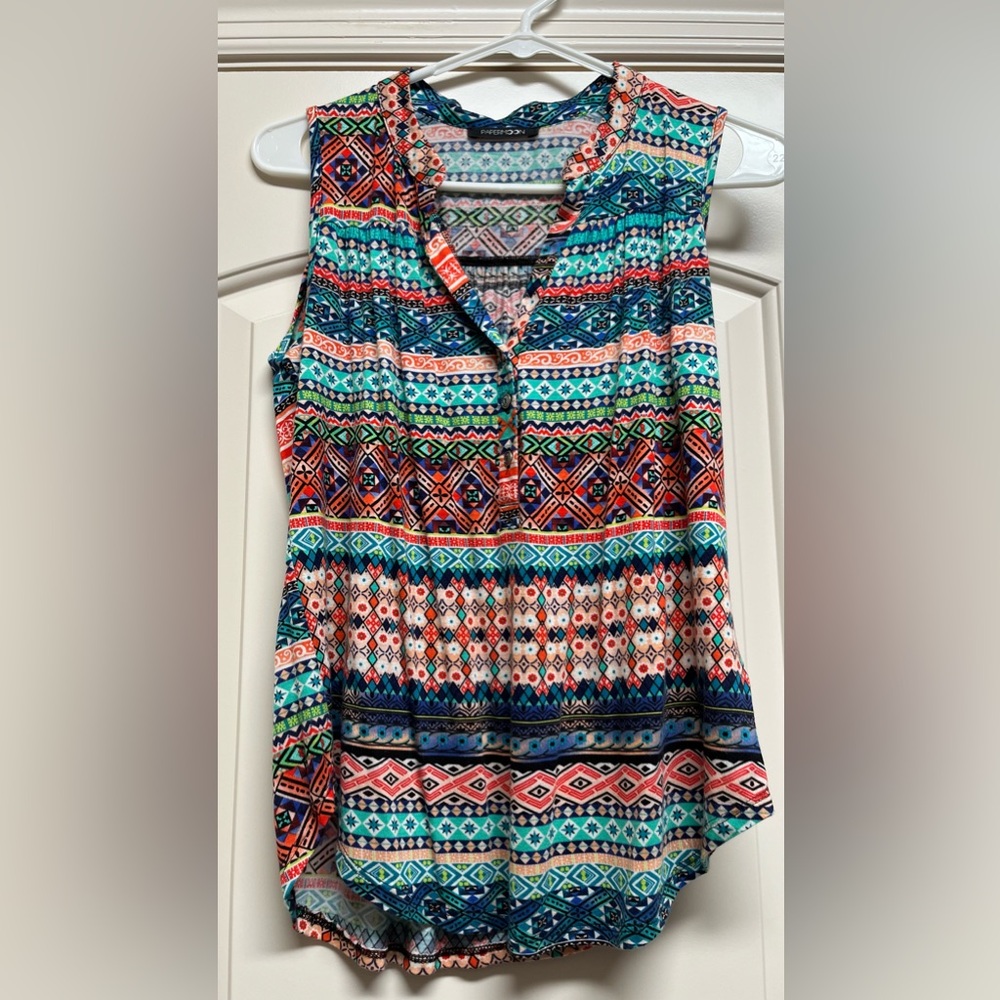 Women’s Papermoon Multi Color XS Sleeveless Top